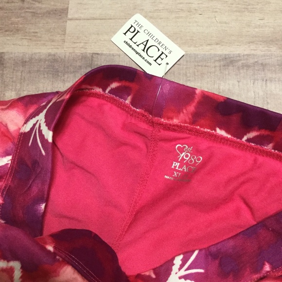 CHILDREN’S PLACE Girls sz X Large Skirt Short Butterflies Pinks White Purples - Picture 4 of 4